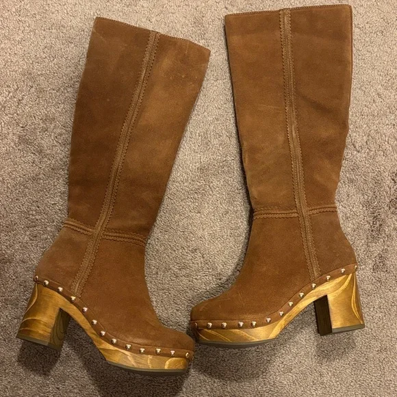 Matisse Suede Knee-High Boots - Picture 1 of 6